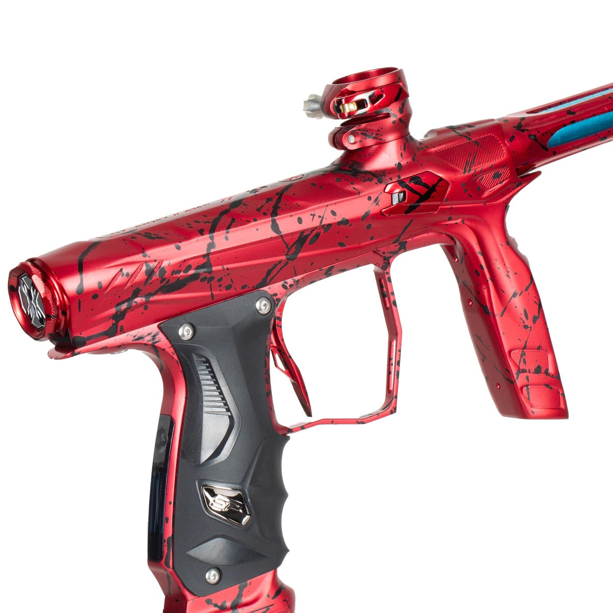 Shocker Paintball AMP Paintball Gun - Red / Black