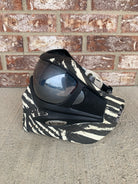 Used V-Force Grill Paintball Mask - Zebra LE w/ Quicksilver Lens