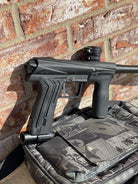 Used Planet Eclipse Emek 100 Paintball Gun - Black w/Gray Trigger and POPS ASA (Early Gen - Non PALS)