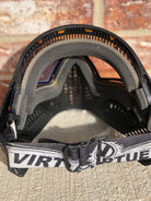 Used Virtue Ascend Paintball Mask - Black w/ Smoke & Gold Mirror Lens