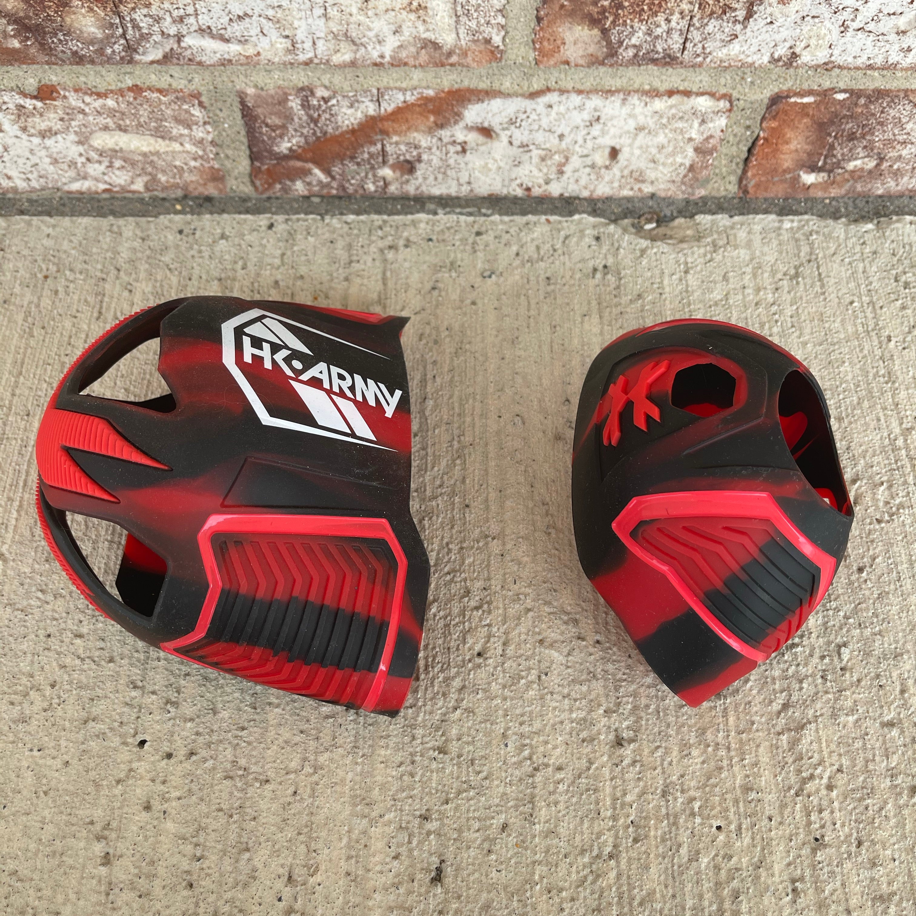 Used HK Army FC Tank Cover - Red/Black Swirl