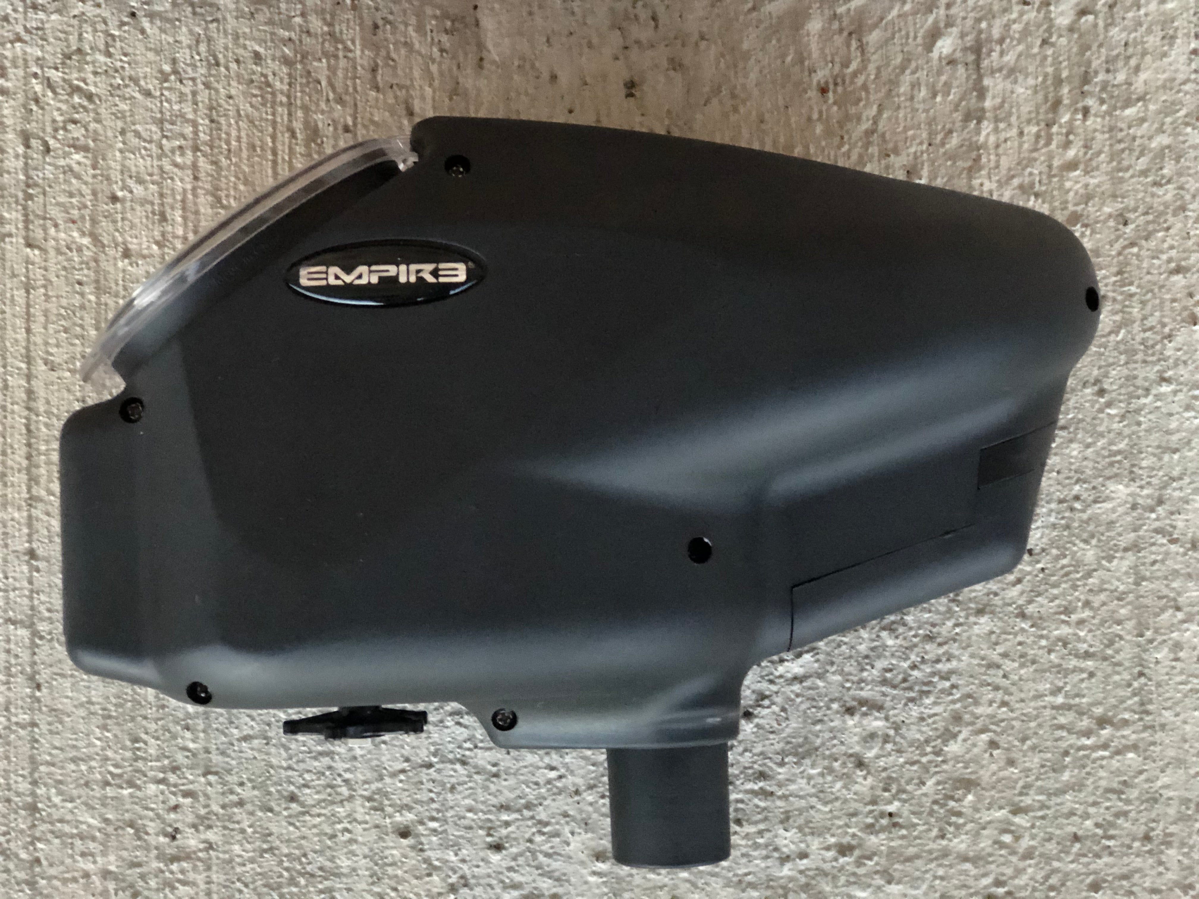 Used Empire Halo Too Paintball Loader - Black