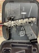 Used DLX Luxe Ice Paintball Gun - Black w/ Laser Engraving