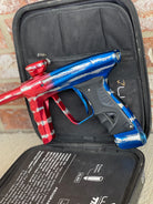 Used DLX Luxe X Paintball Gun - Gloss Patriot Splash