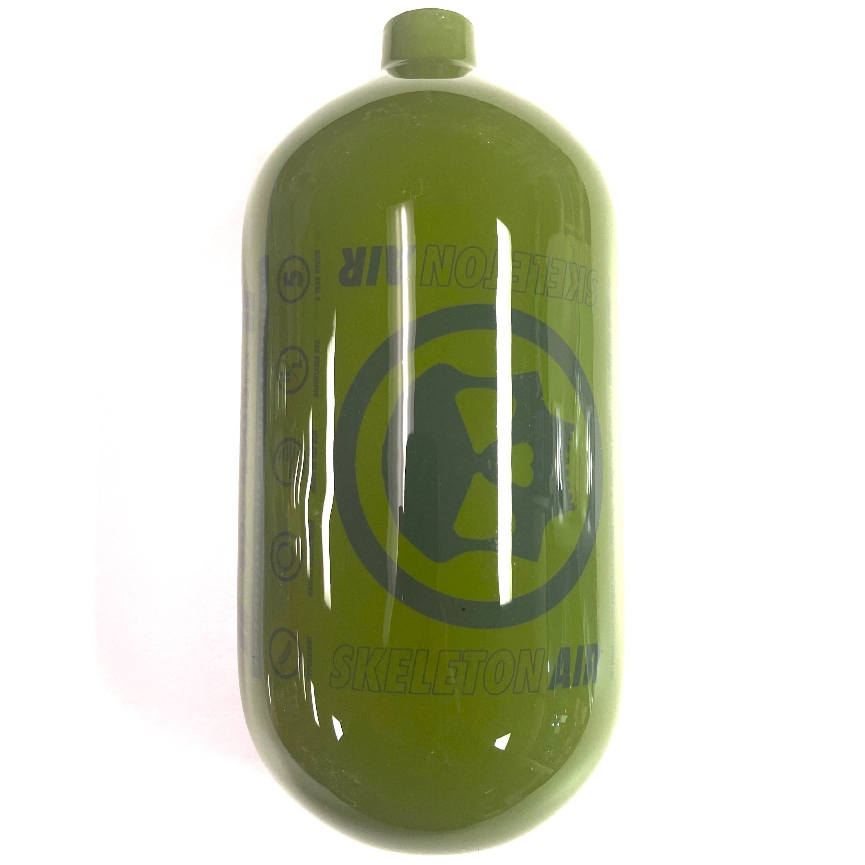 INFAMOUS AIR Hyperlight Paintball Tank - BOTTLE ONLY - Olive/Olive - 80CI / 4500PSI