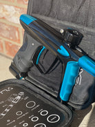 Used DLX Luxe Ice Paintball Gun - Polished Black / Dust Teal