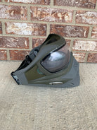 Used V-Force Grill Paintball Mask - Olive on Grey