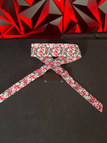 Sandana Paintball headband - LE Grey Skulls w/ Red Accents *1 of 25* (NXL Event Special)