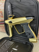 Used DLX Luxe X Paintball Gun - Dust Gold / Polished Black