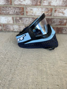 Used JT Proflex X Paintball Mask - Black / 2 Tone Blue Skirt