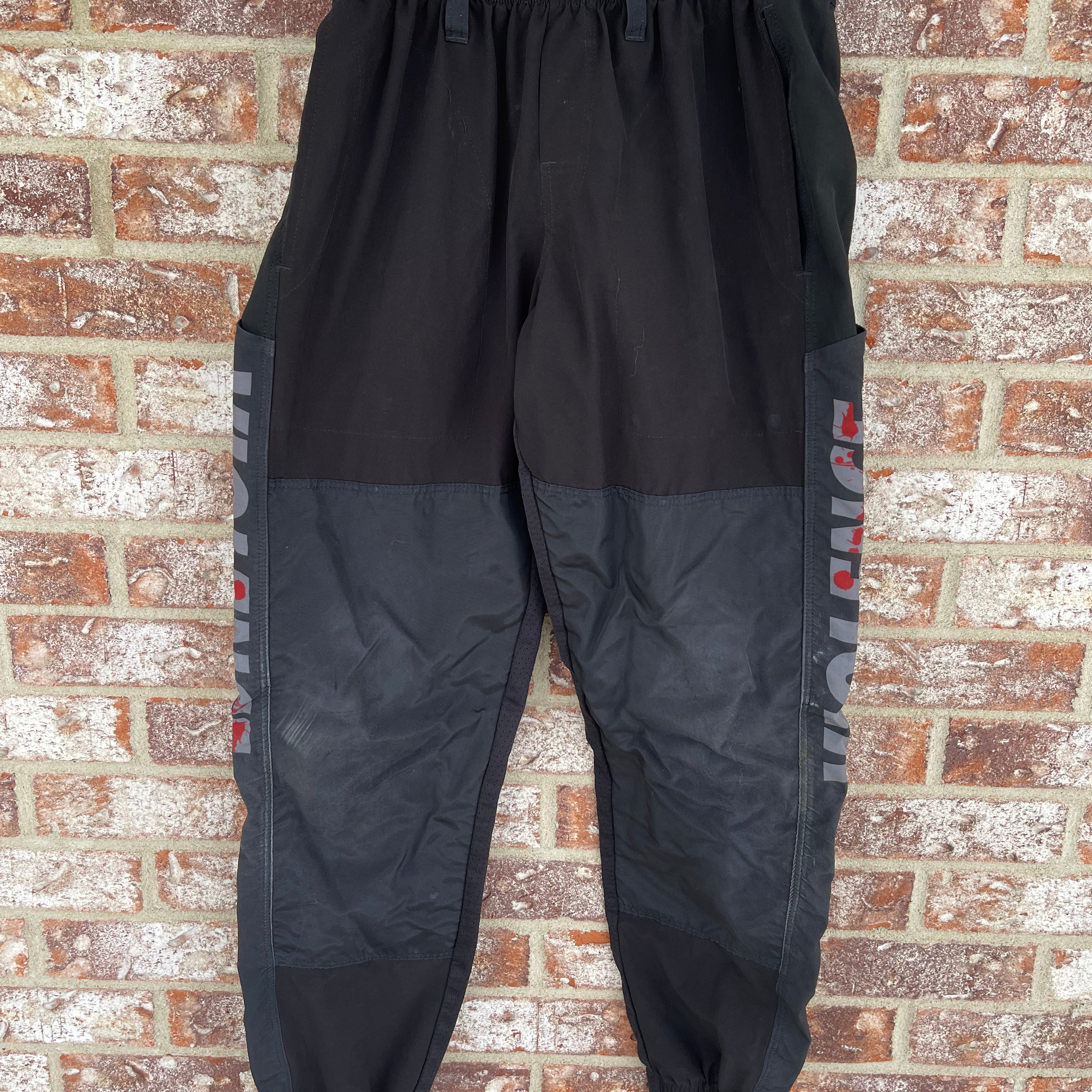 Used Paintball Joggers - "Violence" - Small (Black)