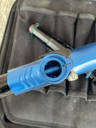 Used Shocker Amp Paintball Gun - Dust Blue w/SSC Soft Tip Bolt & Infamous Deuce Trigger