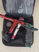 Used DLX Luxe Ice Paintball Gun - Red/Green Galaxy (1 of 15)