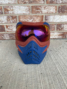 Used V-Force Grill Paintball Mask - Blue / Red