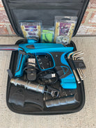 Used DLX Luxe Ice Paintball Gun - Dust Blue/Dust Pewter