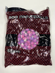 Empire Premium 0.68 Caliber Paintballs - 2000 Paintballs - PL Pink Shell - Pink Fill