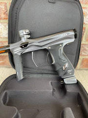 Used Shocker Amp Paintball Gun - Pewter w/ Gloss Black ACP Tip