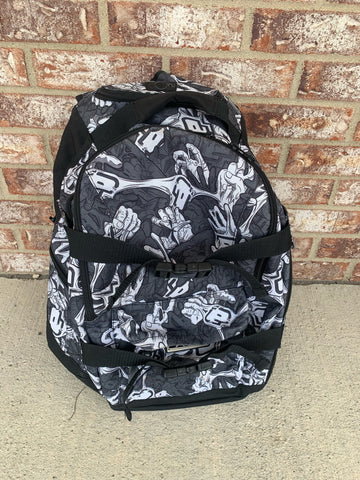 Used Planet Eclipse Back Pack - Black w/ White Hands