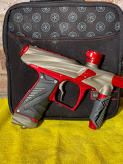 Used GI Sportz Victus Paintball Gun - Dust Grey/Polished Red