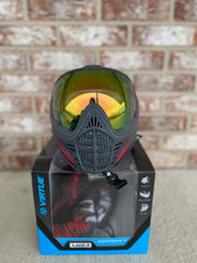 Used Virtue Vio Contour 2 Paintball Mask - Fire w/ Soft Goggle Bag