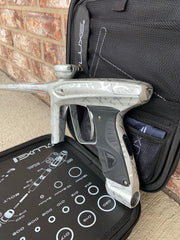 Used DLX Luxe Ice Paintball Gun - Silver 3D Splash