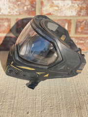 Used Empire EVS Paintball Mask - Black/Gold w/ Extra Lens