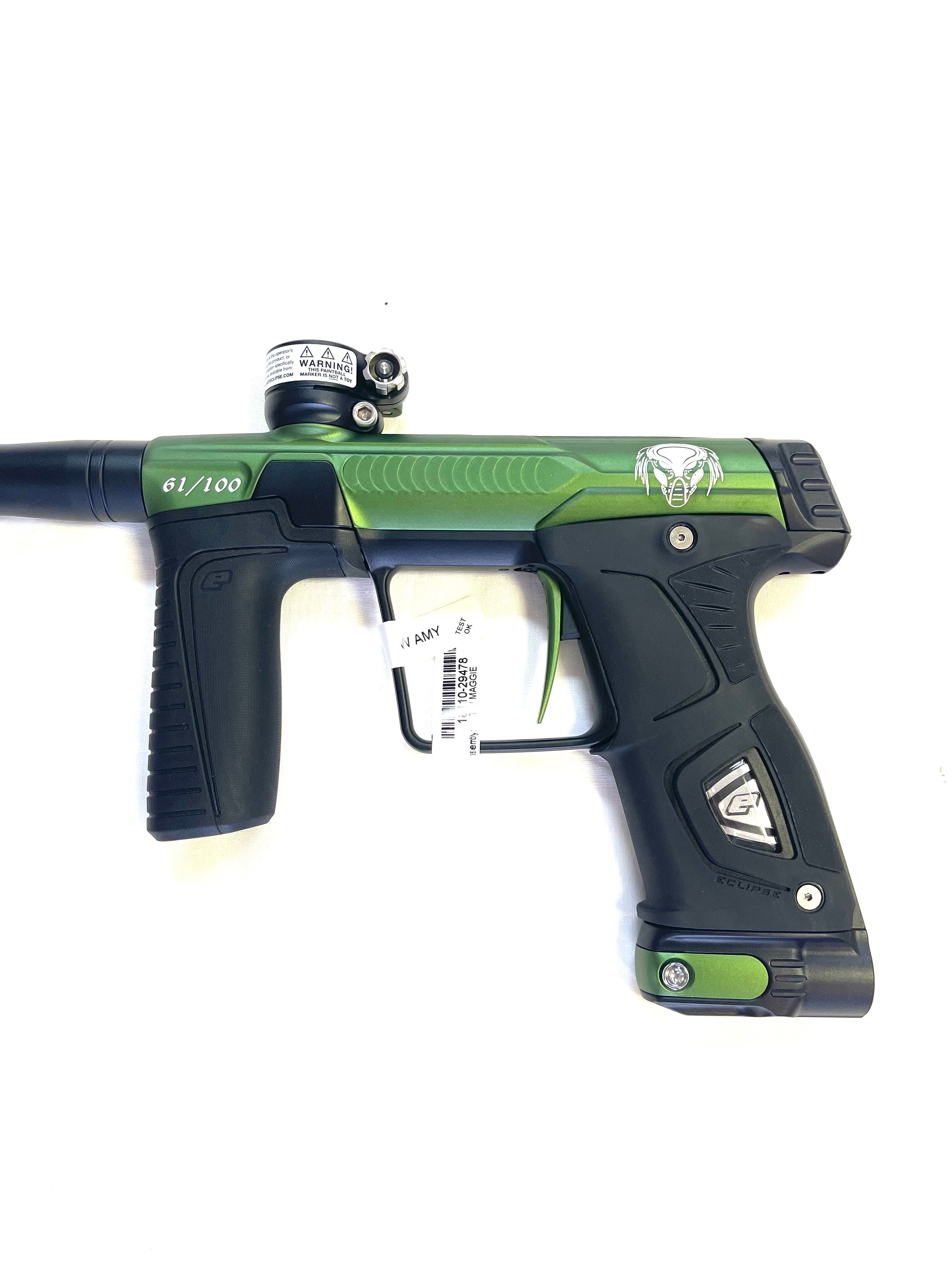 Planet Eclipse Gtek 170R Paintball Gun - LE Predator Green/Black Lazer (#61)