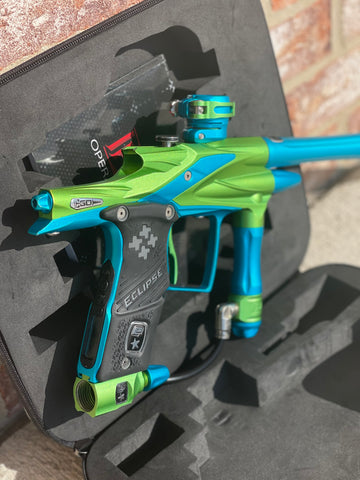 Used Planet Eclipse Ego 10 Paintball Marker- Green/Teal