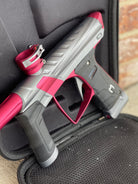 Used MacDev Prime XTS Paintball Gun - Dust Grey / Dust Red w/ additional Stock Deuce Trigger