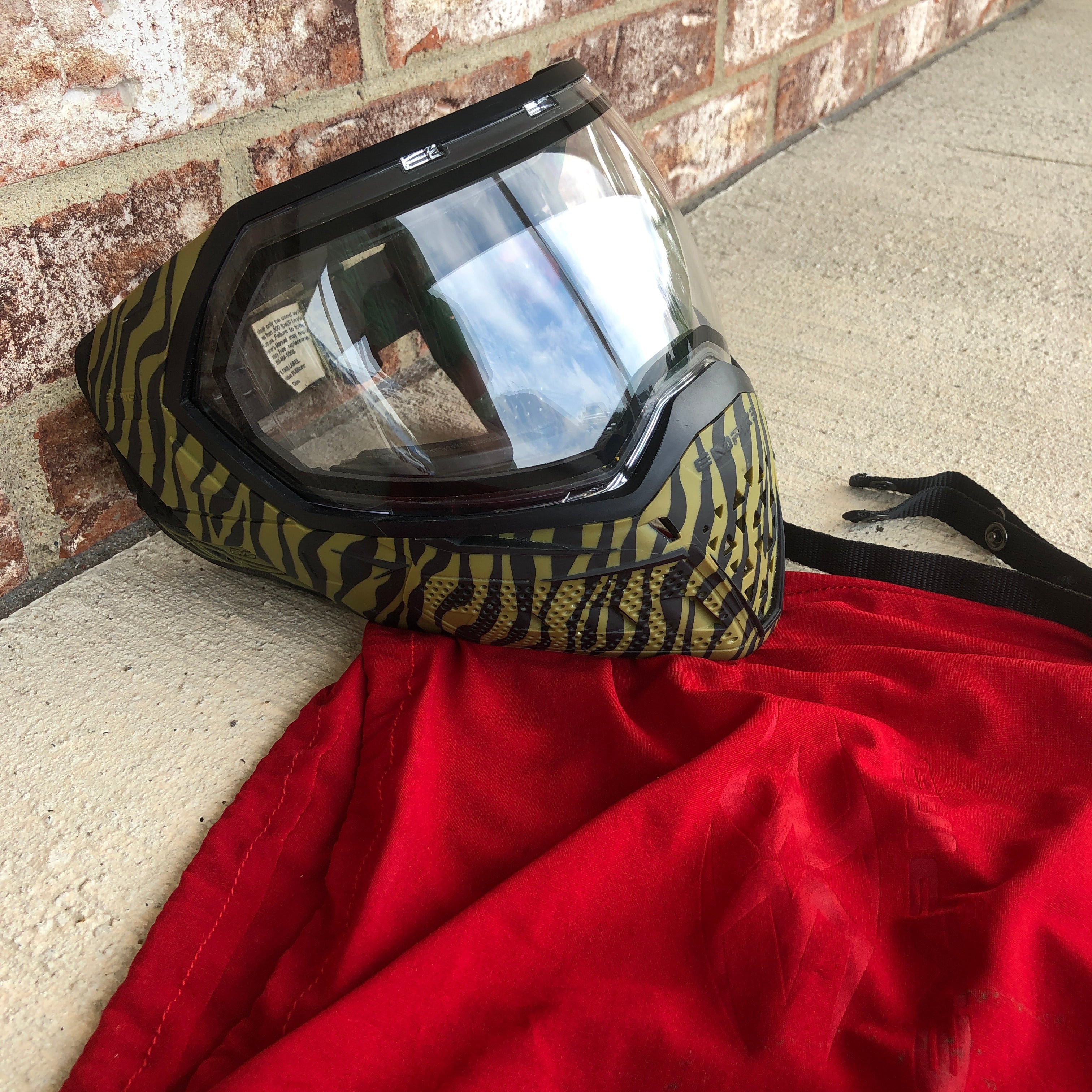 Used Empire EVS Paintball Mask - Tigerstripe