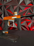 Used Planet Eclipse Cs1 Paintball Gun - Orange/Silver w/ FR Back & CS2 Grip