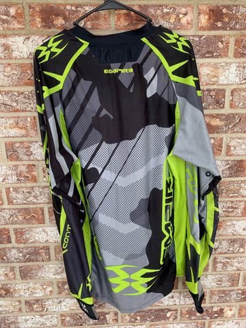 Used Empire Contact Zero F6 Paintball Jersey - Urban/Lime - Large