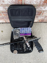 Used DLX Luxe Ice Paintball Gun - Gloss Black/Dust Black w/ CK "Lucille is Thirsty" Laser Engraving