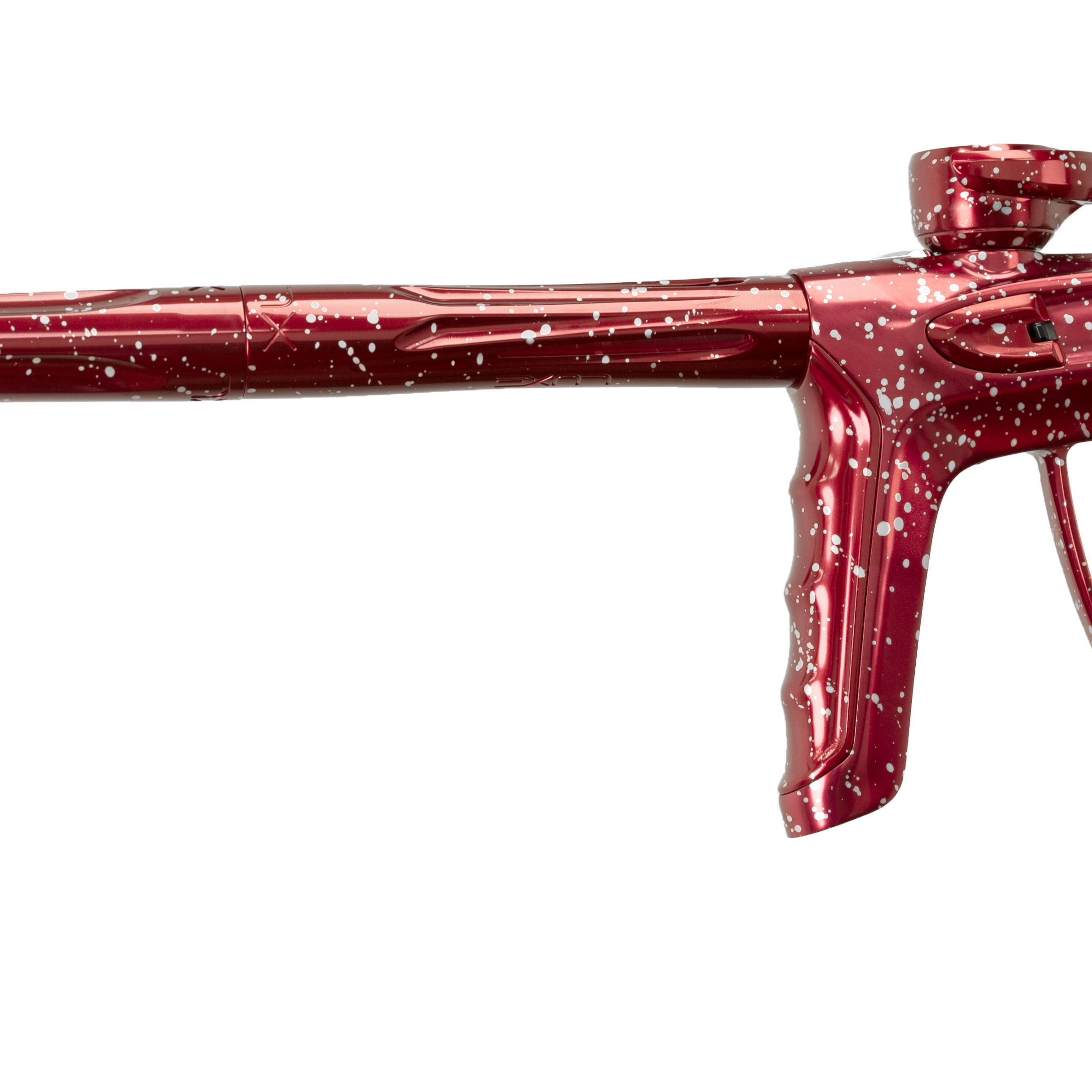 DLX Luxe TM40 Paintball Gun - LE Dr. Speckle (Gloss Red / Silver Speckle)
