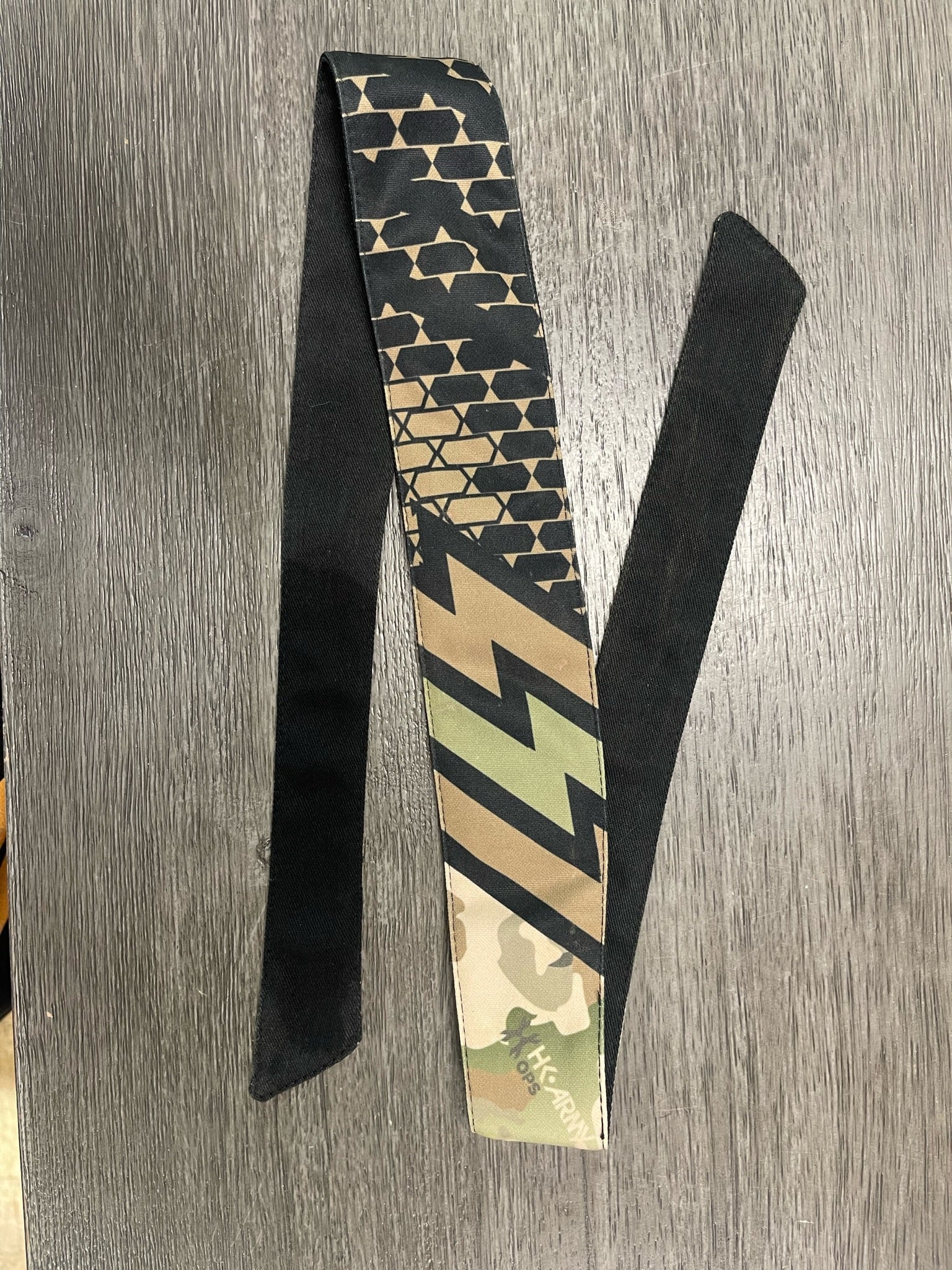 Used HK Army Headband- Olive/Tan/Black