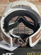 Used JT Proflex Paintball Mask - LE White w/Goggle Bag