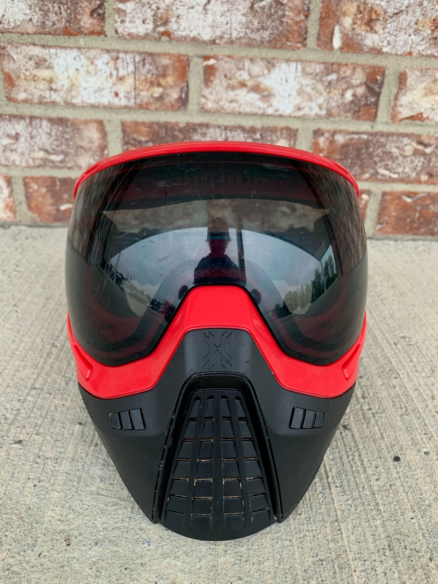 Used HK Army KLR Goggle - Black / Red