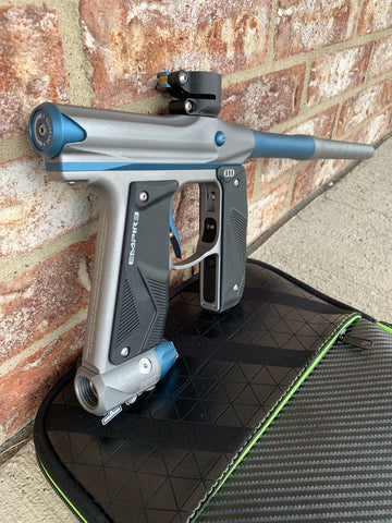 Used Empire Mini GS Paintball Gun - Pewter/Blue