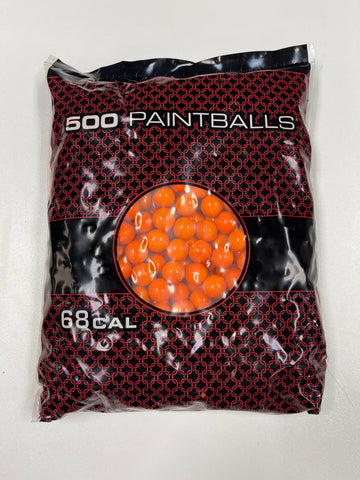 DXS Recsport Paintballs - Orange Shell / Orange Fill - 2000 Count