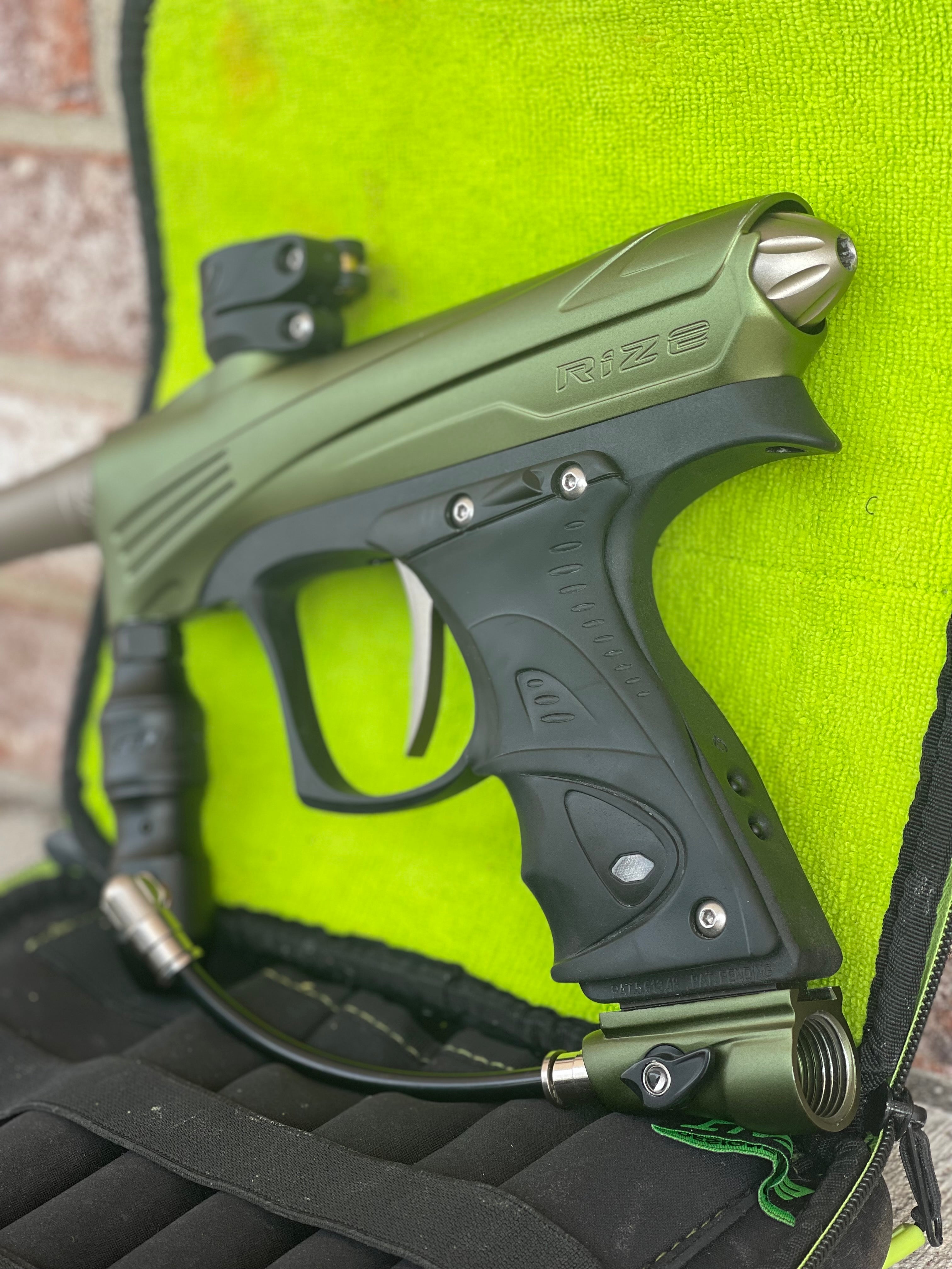 Used Dye Proto Rize Paintball Marker- Green / Bronze