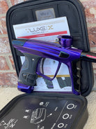 Used DLX Luxe X Paintball Gun - Gloss Purple / Gloss Black