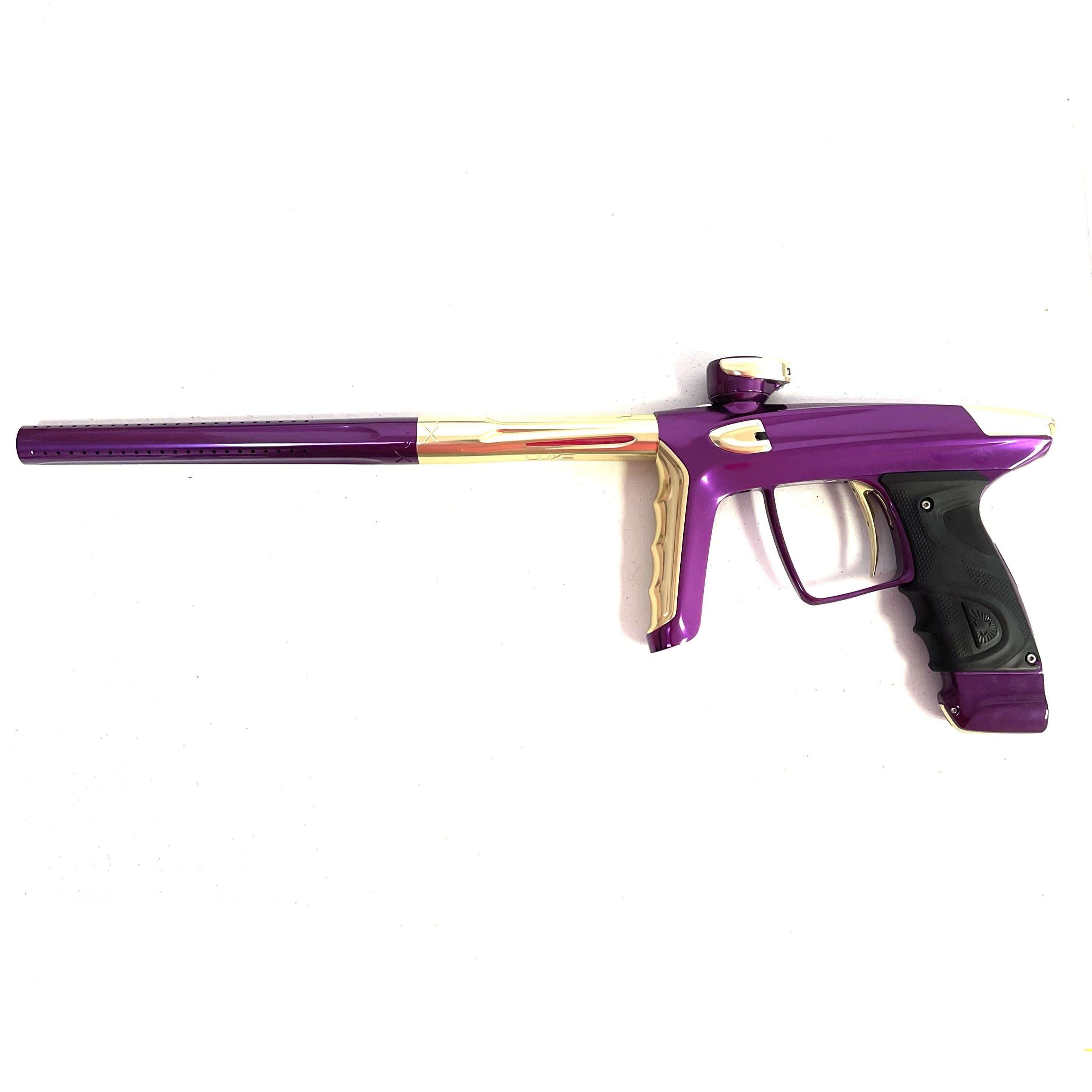 DLX Luxe TM40 Paintball Gun - Polished Purple/Polished Gold