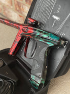 Used DLX Luxe Ice Paintball Gun - Red/Green Galaxy (1 of 15)