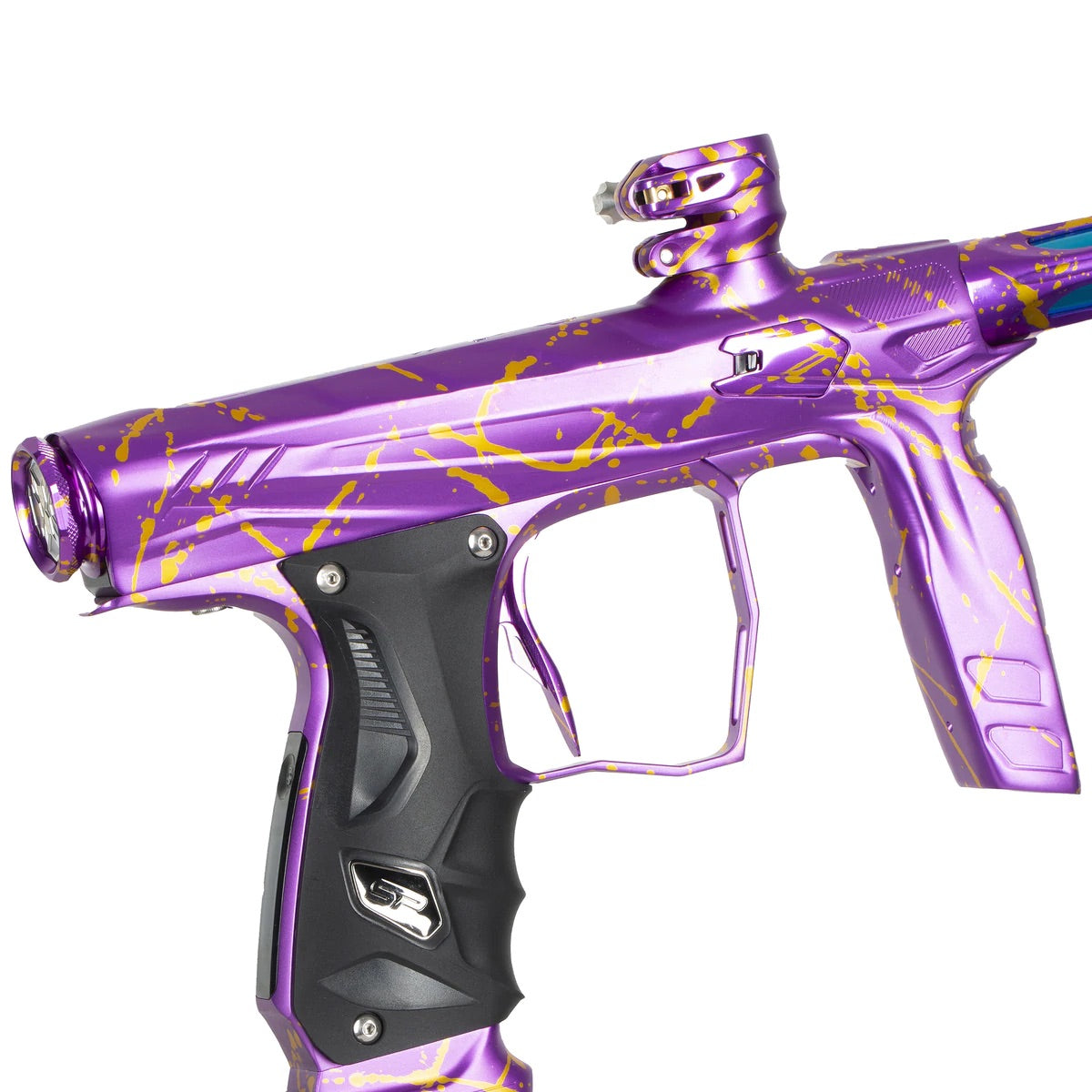 HK Army Shocker AMP Paintball Gun - Royalty Splash (Purple/Gold)