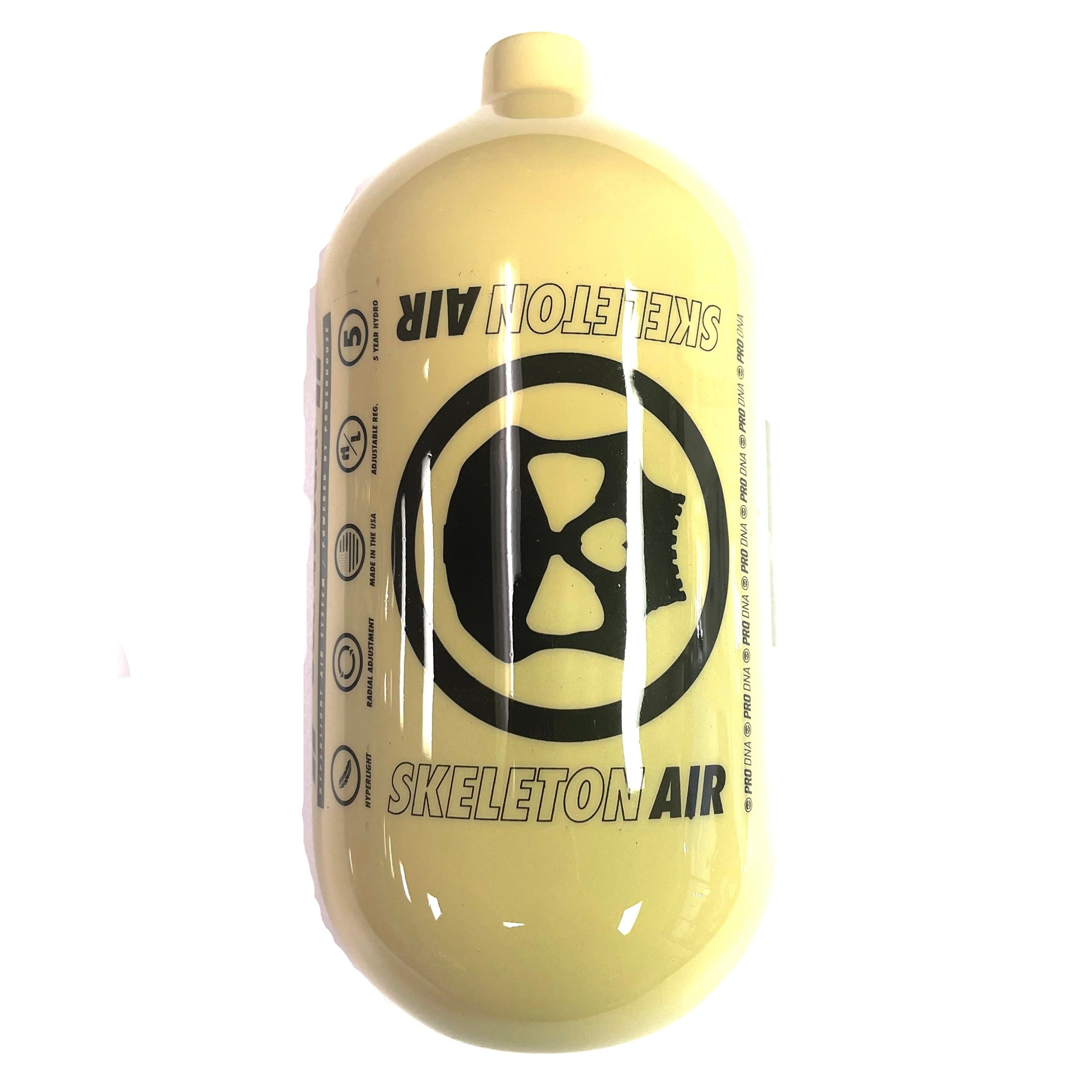 INFAMOUS AIR Hyperlight Paintball Tank - BOTTLE ONLY - Tan/Black - 80CI / 4500PSI