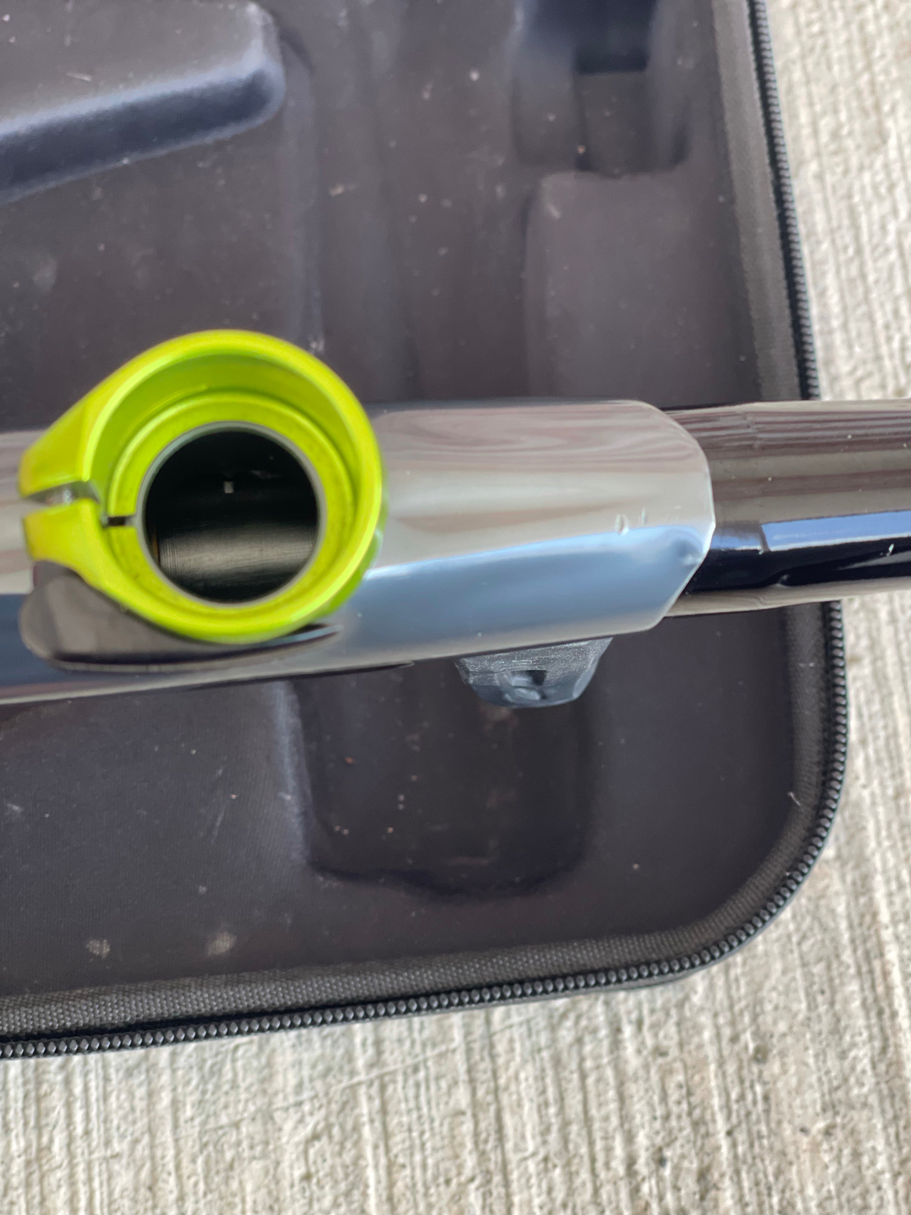 Smart Parts Shocker RSX Paintball Marker- Pewter/Lime with 3 freak Inserts