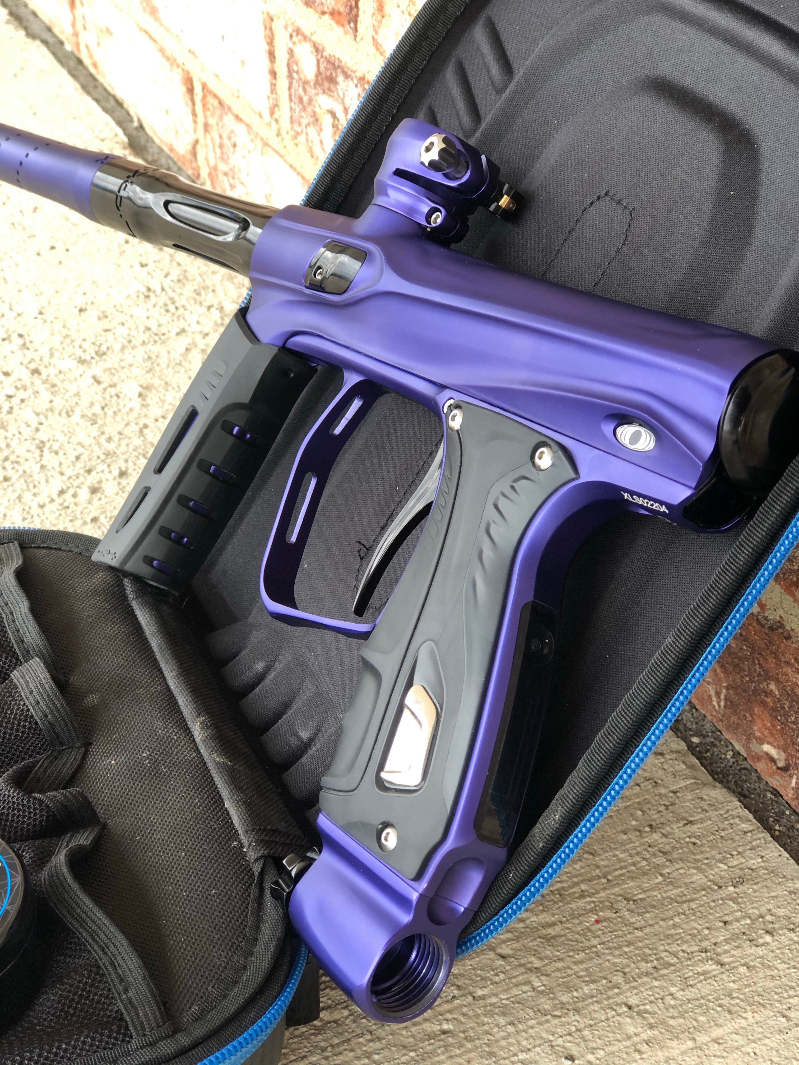 Used SP Shocker XLS Paintball Gun - Dust Purple