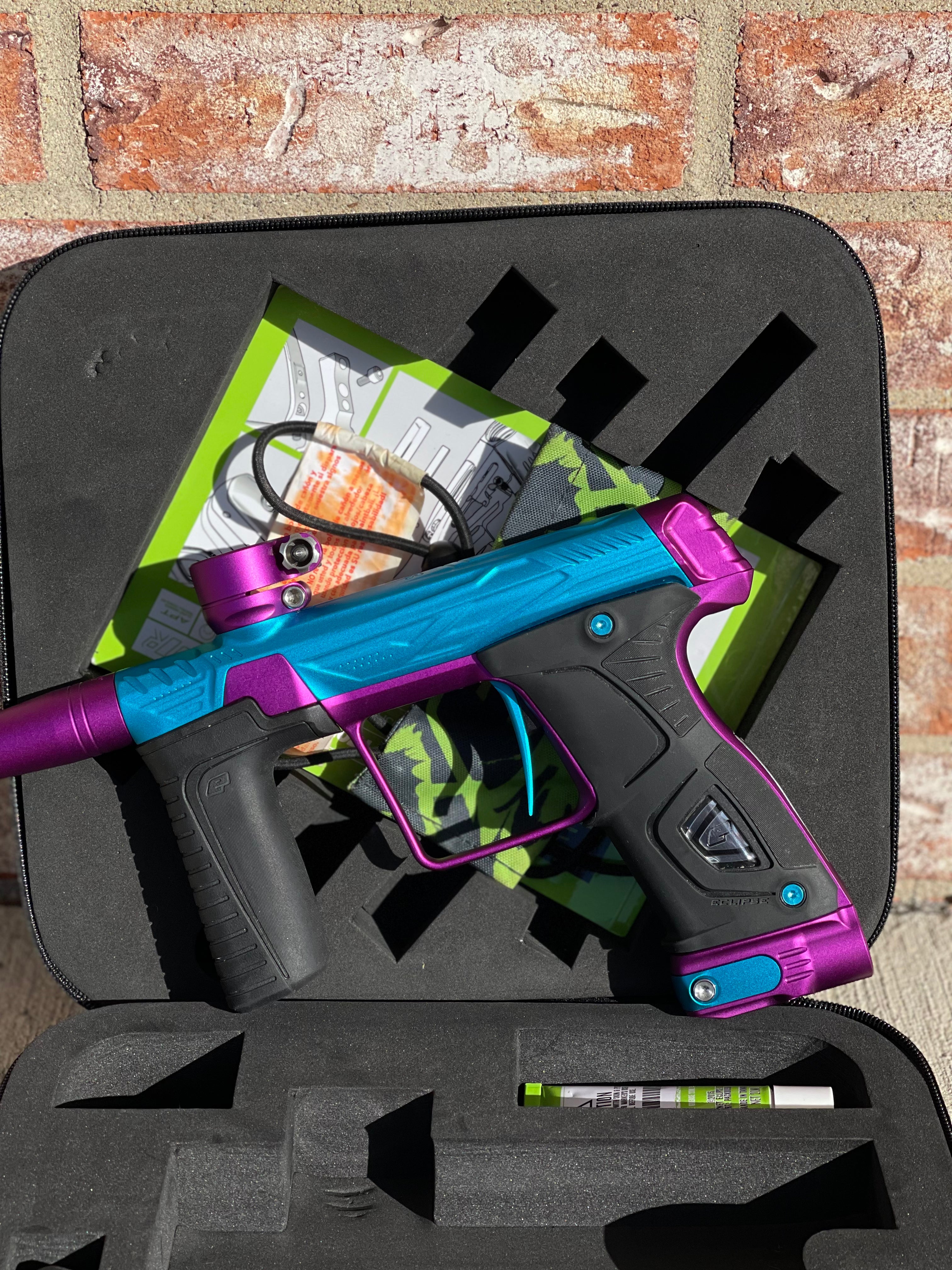 Used Planet Eclipse/HK Army 170R Paintball Gun - Dust Teal/ Purple