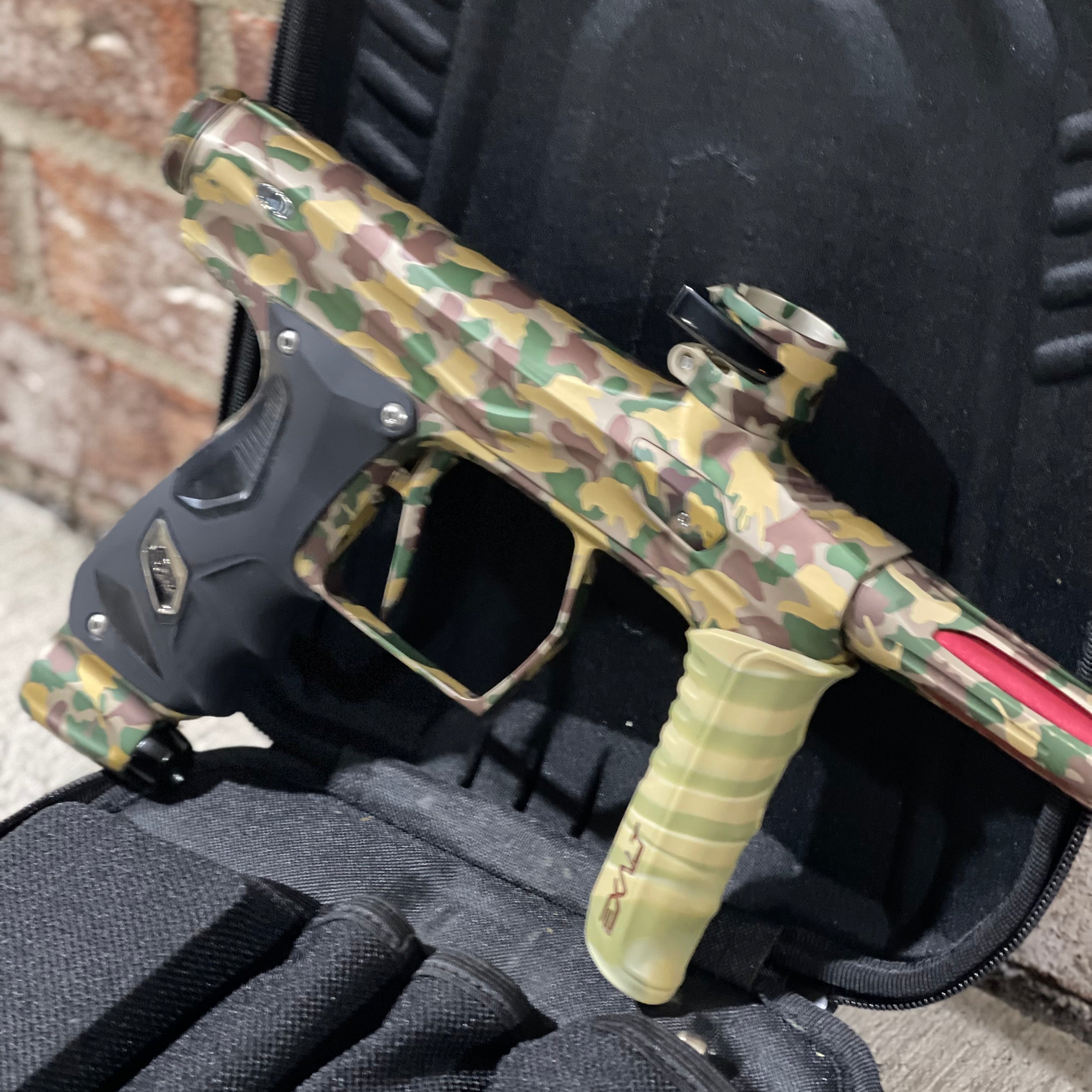Used SP Shocker Amp Paintball Gun - LE Woodland Camo #1 (Owners Gun)