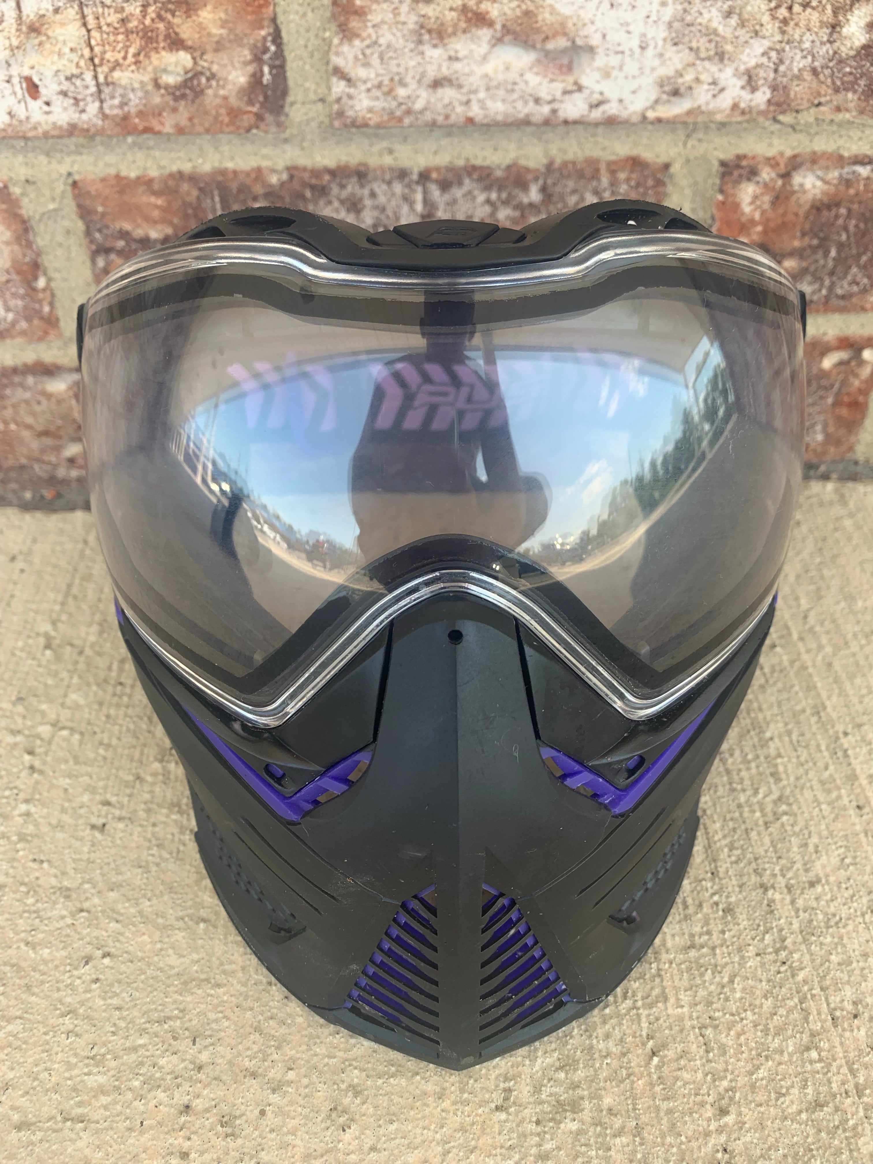 Used Push Unite Paintball Mask- Purple/Black
